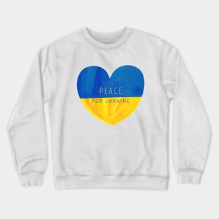 Peace For Ukraine Crewneck Sweatshirt